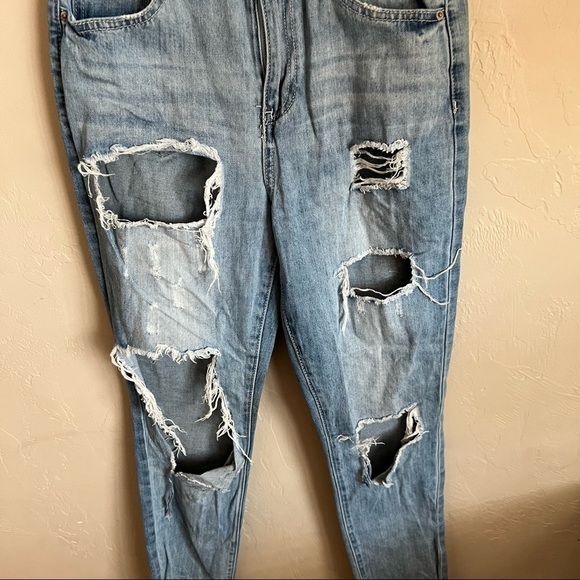 YMI High Rise Ankle Dream Fit Distressed Denim Jeans - Picture 3 of 10